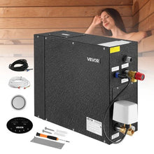 6KW Home Steam Shower Generator with Controller Auto Drain (Black)