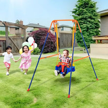 3-in-1 Toddler Swing Set with Foldable Metal Stand & Sandbags – Indoor/Outdoor for Kids & Teens