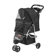 3 Wheels Dog Stroller With 35lbs Detachable Carrier DTC-803