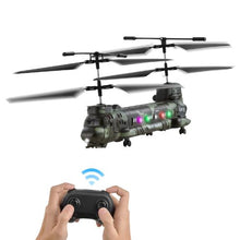 RC Helicopter – 2.4GHz Military Remote Control Helicopter, 3.5-Channel RC Aircraft with One-Key Takeoff/Landing, LED Lights, 20-Min Flight Time, Ages 8+
