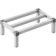 24 x 14” Aluminum Dunnage Rack, 1000 lbs Capacity, Adjustable Storage for Restaurants & Kitchens (Assembled Type)