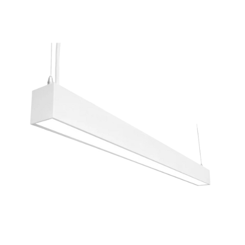 Aeralux Spinel Tunable 8ft 100-Watts 3000K CCT Silver Linear Architectural Light