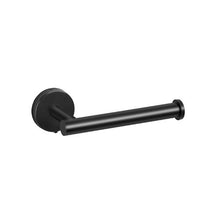 Stainless Steel Toilet Roll Holder Fits Mega Rolls (Matte Black)