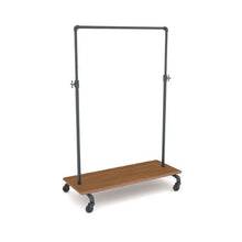 Pipeline Adjustable Ballet Bar Rack With Base Shelf
