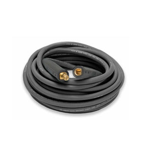 50 ft 4/0 Gauge ToughFlex Welding lead with Lenco LC40HD Male and Female Cable Black WC40B050AMBFB