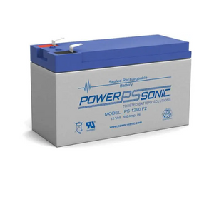 12V 9Ah F2/NB1 Terminal SLA Rechargeable Battery PS-1290 (Pack of 8)