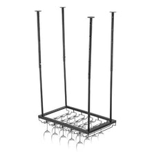 23.6 x 13.8 In Hanging Wine Glass Rack for Bar Cafe Kitchen XR-JBJ005