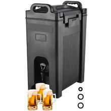 5 Gallon Insulated Beverage Dispenser with Faucet & Handle Hot & Cold Drink Server