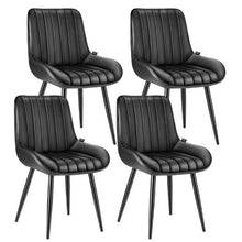 Modern Dining Room Accent Chairs for Dining Tables, Space-Saving Kitchen Table (Set of 4)