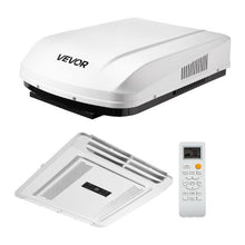 15000 BTU RV Rooftop Air Conditioner 120V Non-Ducted AC Unit with Heat Pump Quiet ADB & Remote (White)