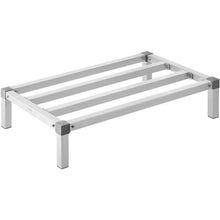 36 In Aluminum Dunnage Rack 1000 lbs Capacity – All-Welded for Restaurants Kitchens and Garages (Assembled Type)