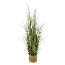 Artificial Reed Flower Grass 47" in Pot Premium PVC Fake Greenery Shrub for Indoor/Outdoor Home & Office Décor (Pack of 1)