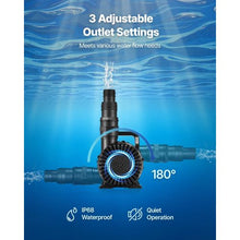 Submersible Water Pump 280W 4500 GPH 16.4 ft Lift Adjustable Flow for Ponds & Aquariums