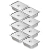 5.9 Inch Hotel Pans Stainless Steel Table Pan For Catering Storage Food UCT8159-6 (Pack of 6)