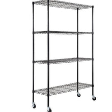 4-Tier Storage Shelving Unit with Wheels 700 lbs Capacity