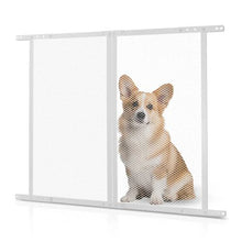 28.5 × 31.5 Inch RV Screen Door Protector Aluminum Alloy Grille Breathable Mesh (White)