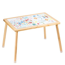 Toddler Sensory Table with Double-Sided Top & Non-Slip Feet Indoor/Outdoor Play – Wooden Table for Kids