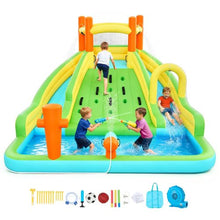 Inflatable Bounce House with Slides & Splash Pool – 3-4 Kids (Ages 3-8)