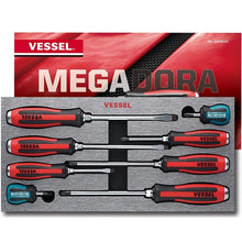 MEGADORA Tang-Thru Screwdriver Set 8 pieces 9308EVA