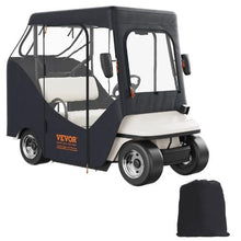 2 Passenger Golf Car Cover 600D Polyester Full Cover for Waterproof and Sunproof COV-22