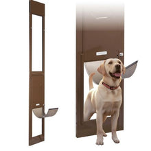 75-81 Inch Dog Door for Sliding Glass Door Adjustable Height for Renters