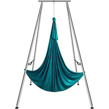 9.67 FT Height Aerial Yoga Frame & Hammock 551 LBS Capacity Indoor/Outdoor (Green)