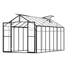 8 x 14' Ft Outdoor Walk-in Greenhouse for Garden Polycarbonate Greenhouse AM037