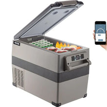 12V 48 Qt Portable Refrigerator – Fast Cooling Freezer with App Control for Car Truck Camping & Home Use – (Black)