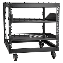 23''-40'' Adjustable Depth 9U 4-Post Open Frame Server Rack