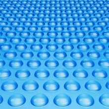24 x 12 ft Solar Pool Cover, 16 mil Rectangle Solar Blanket for Inground & Above Ground Pools (Blue)