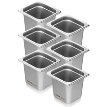 6-Inch Deep Commercial Table Pan For Catering Storage Food UCT8166-6 (Pack of 6)