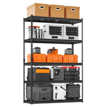 5-Tier Heavy Duty Storage Shelves, 2500 lbs Capacity