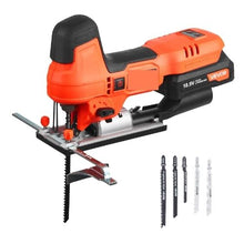 20V Brushless Cordless Jigsaw 3500 SPM 6 Blades LED Light 4 Orbital Settings 0–45° Bevel Cuts