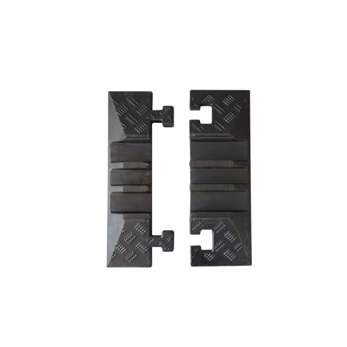 3 Channel End Cap Cable Protector 40000 Black 31208-1 (Pack of 2)