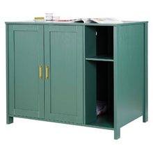 41.3-Inch Self-Cleaning Litter Box Enclosure Hidden Cabinet with Drawer & Divider Power Outlet Fits Most Smart Litter Boxes