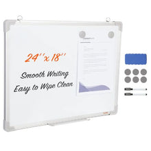24 x 18 In Magnetic Whiteboard and Dry Erase Board for Office Restaurant and School