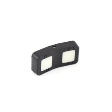 2 White Lens With Black Switch Actuator VV19900-000