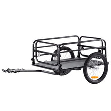Heavy-Duty Bike Cargo Trailer – 160 lb Capacity Foldable Bicycle Wagon Cart with Quick-Release Hitch & 16" Wheels