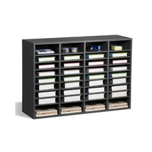 36 Compartment Desk Literature Organizer File & Mail Sorter – (Grey)