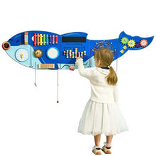 Orca Activity Wall Panel 12 Montessori Sensory Toys for Kids 3-12 Perfect for Toddler Playroom or Classroom