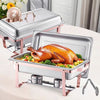 8-Qt Deep Table Pan For Catering Storage Food HZ433-2(Pack of 2)