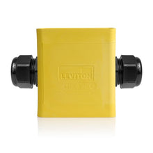 Leviton Single-Gang Portable Outlet Box Yellow 3099F-2Y