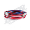 100' Ft 12/3 SJTW Red/White and Blue Outdoor Extension Cord with Power Light Indicator Plug 2549SWUSA1 (Pack of 4)