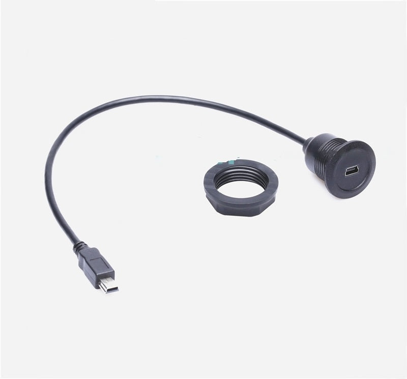 Round Port USB 2.0 Mini B Cable Screwable PCM-RPMC-62 (Pack of 500)