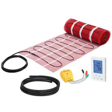90 Sq.ft Electric Floor Heating Mat with Smart Thermostat, 120V Radiant Floor System for Tile Stone & Vinyl