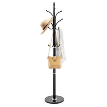 Freestanding Coat Rack with Marble Base & 6 Hooks – Modern Clothes Stand for Entryway Bedroom Office