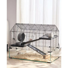 29.5"x17.3"x24" 360° Hamster Cage – Ventilated Habitat with Water Bottle
