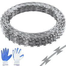 147 Ft Razor Barbed Wire and 3 Rolls Razor Wire Fencing Razor Fence For Garden SD-SRBW10.5-BTO22