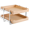 20 X 21 Inch 2 Tier Pull Out Cabinet Organizer Soft Close Slide Out Wood Drawer for Kitchen SKU-5(2 Layers)
