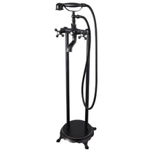 Clawfoot Bathtub Faucet Freestanding Tub Filler with Handheld Shower Oil-Rubbed Bronze 360° Spout & 59" Hose